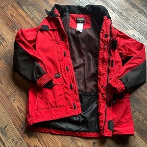 Red and Black Outdoor Jacket